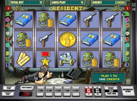 Игровой автомат Resident (Резидент) играть бесплатно онлайн